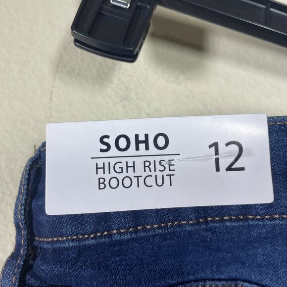 NWT! Nicole Miller SOHO High Rise Boot Cut Jean Women's 12 Dark Wash! - Picture 5 of 6